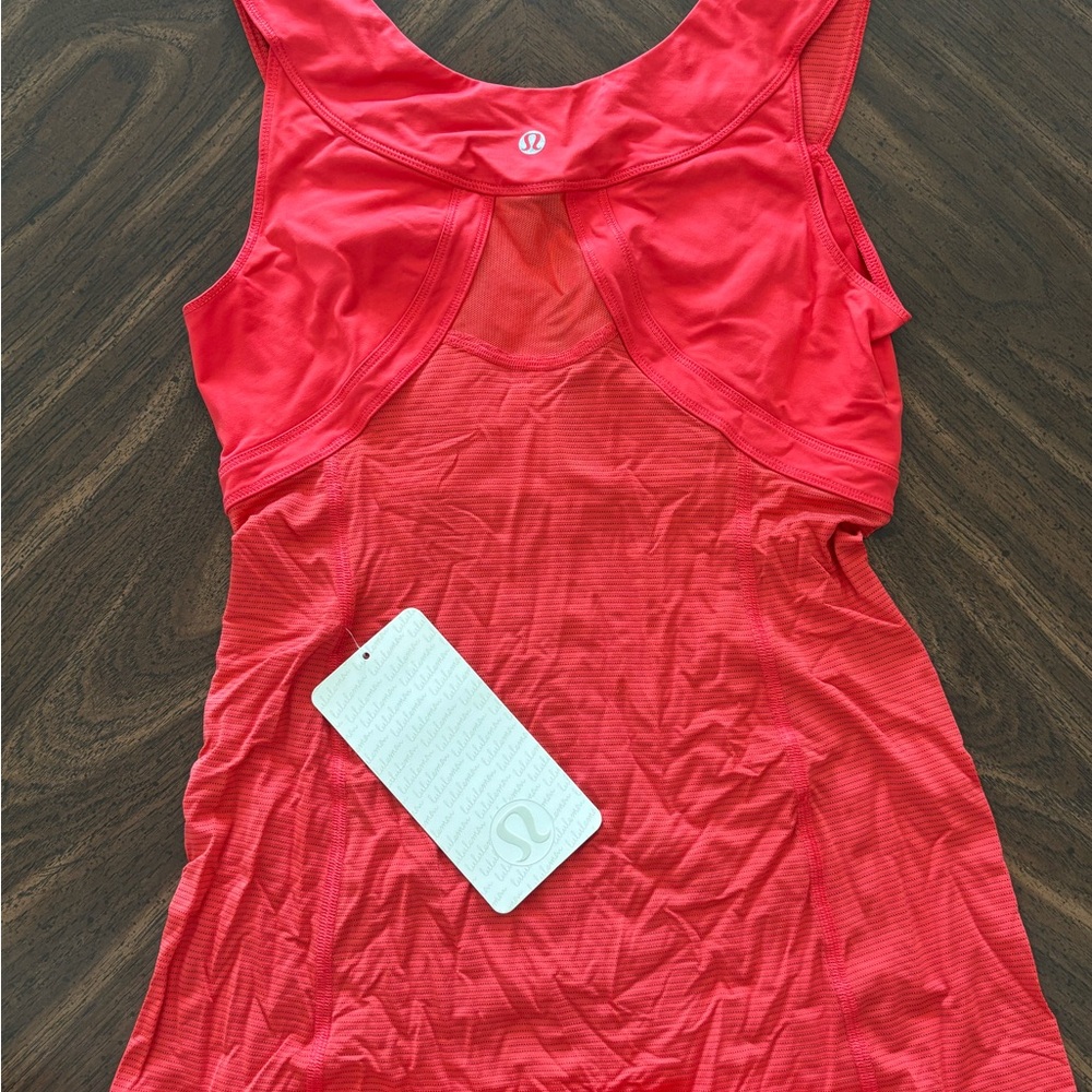 *Vintage & Still with Tag* Lululemon Athletica Bright Red Inspire Tank Top